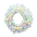 Vickerman 30 Inch  Sparkle White Wreath 50Led Multi  A104232Led