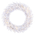 Vickerman 48 Inch  Sparkle White Wreath 200Led Wht  A104248Led