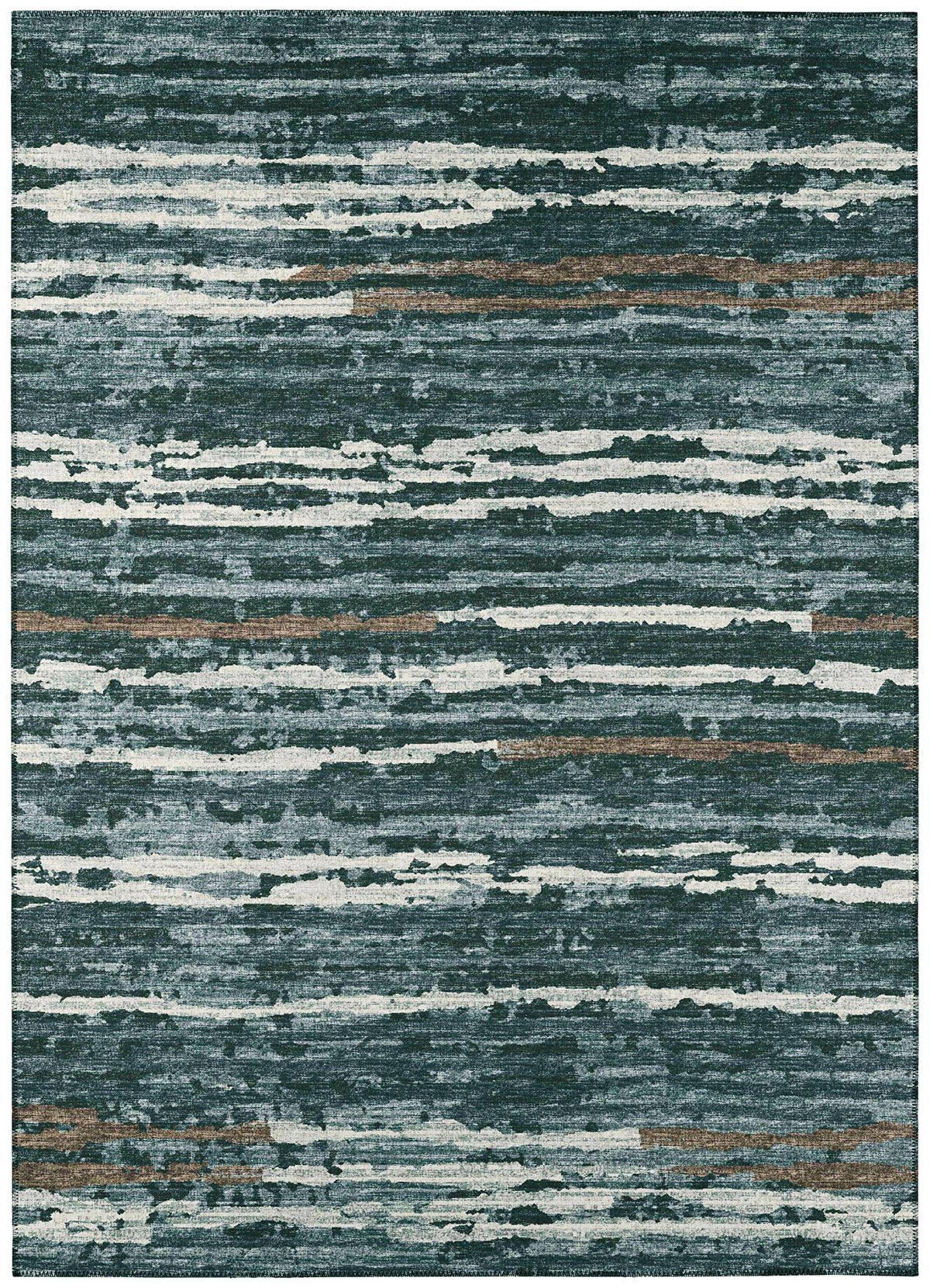Addison Rugs Bravado Abv34 Shadow Washable 2'3&quot; X 7'6&quot; Indoor Outdoor Hallway Runner Rug, Stain Resistant Washable Kitchen Area Carpet For Bathroom, Entry, Patio, Laundry And Bedroom Rug