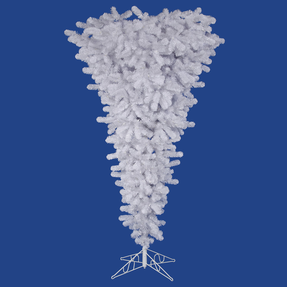 Vickerman 5.5 X 38 Inch  White Upside Down Tree 519T  A107555