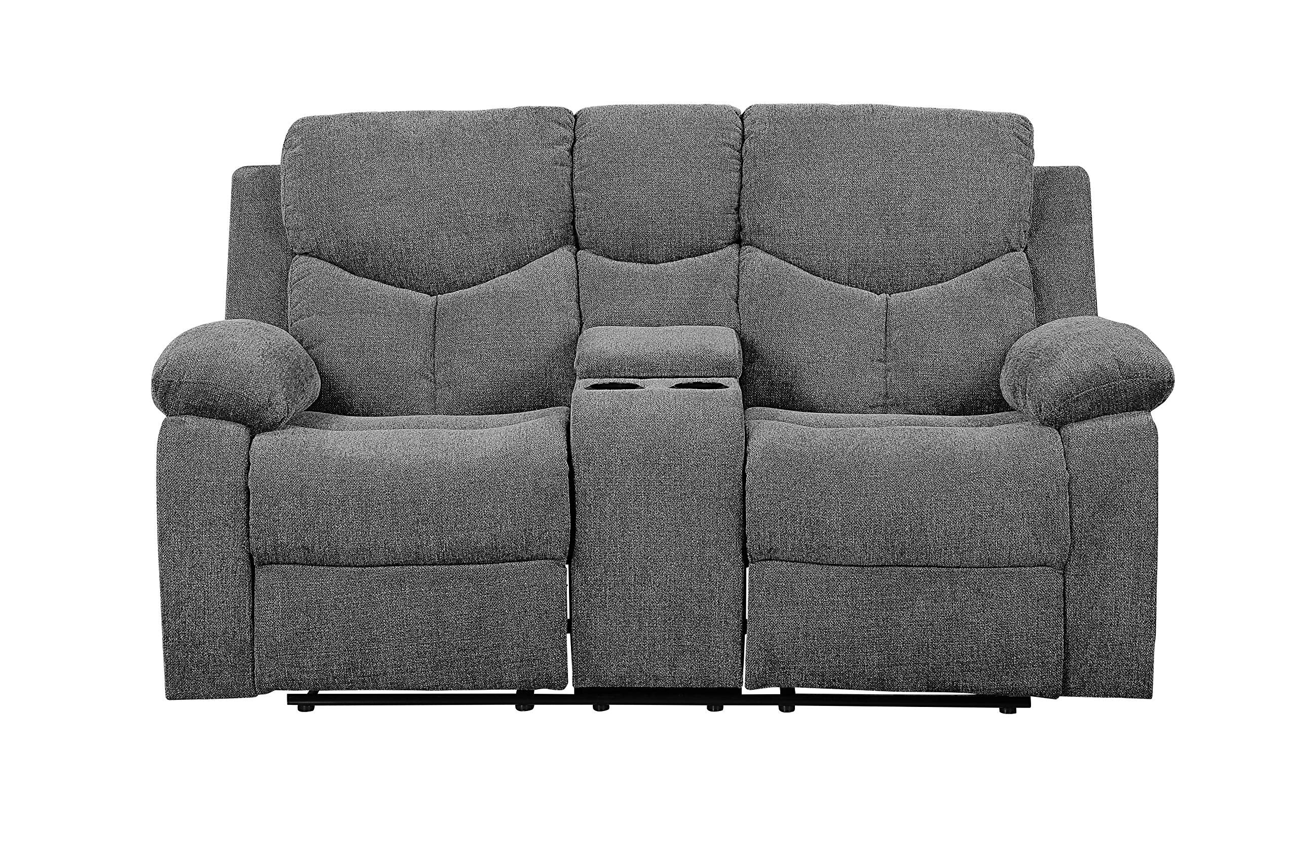 Acme Furniture Kalen Love Seats, Gray