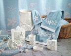 Avanti Linens - Soap Dish, Seashell Inspired Bathroom Accessories, Guest Bathroom Essentials (Sequin Shell Collection)