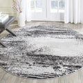 SAFAVIEH Adirondack Collection 5 Round Silver/Multi ADR112G Modern Abstract Non-Shedding Living Room Dining Bedroom Foyer Area 