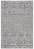 Safavieh Courtyard Collection 2'7' X 5' Grey/Black Cy8235 Indoor/ Outside Waterproof Easy Cleansingpatio Backyard Mudroom Area Mat