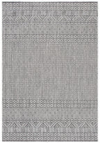 Safavieh Courtyard Collection 2'7' X 5' Grey/Black Cy8235 Indoor/ Outside Waterproof Easy Cleansingpatio Backyard Mudroom Area Mat