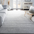 SAFAVIEH Adirondack Collection Area Rug - 7 Square, Light Grey & Grey, Modern Ombre Design, Non-Shedding & Easy Care, Ideal for