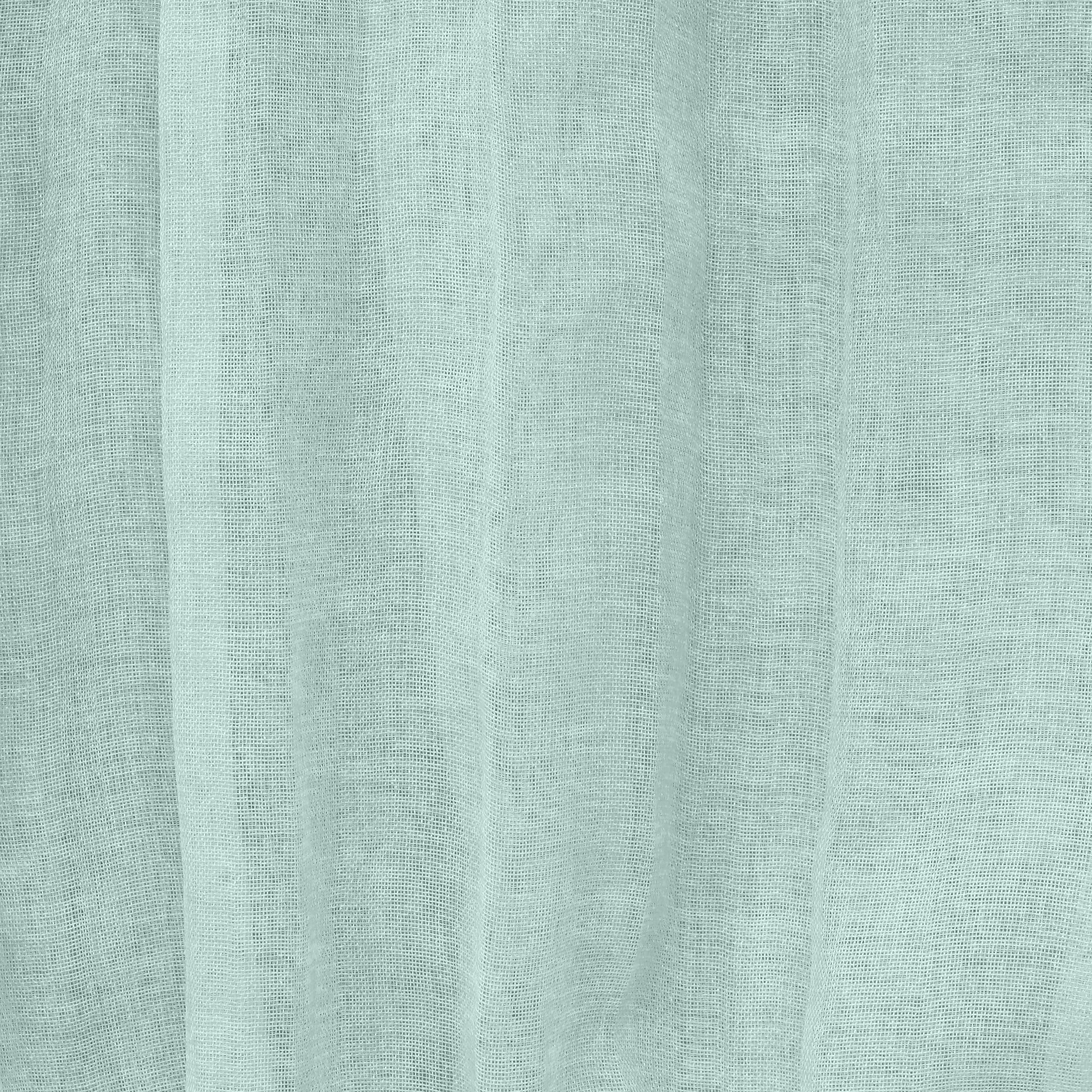 Richmark International Paloma Sheer Dual Header Curtain Panel 52 X 95 In Pale Thyme