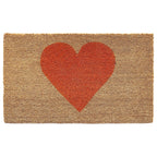 Calloway Mills Madison Heart Doormat (Orange, 17' X 29')