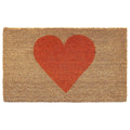 Calloway Mills Madison Heart Doormat (Orange, 24' X 36')