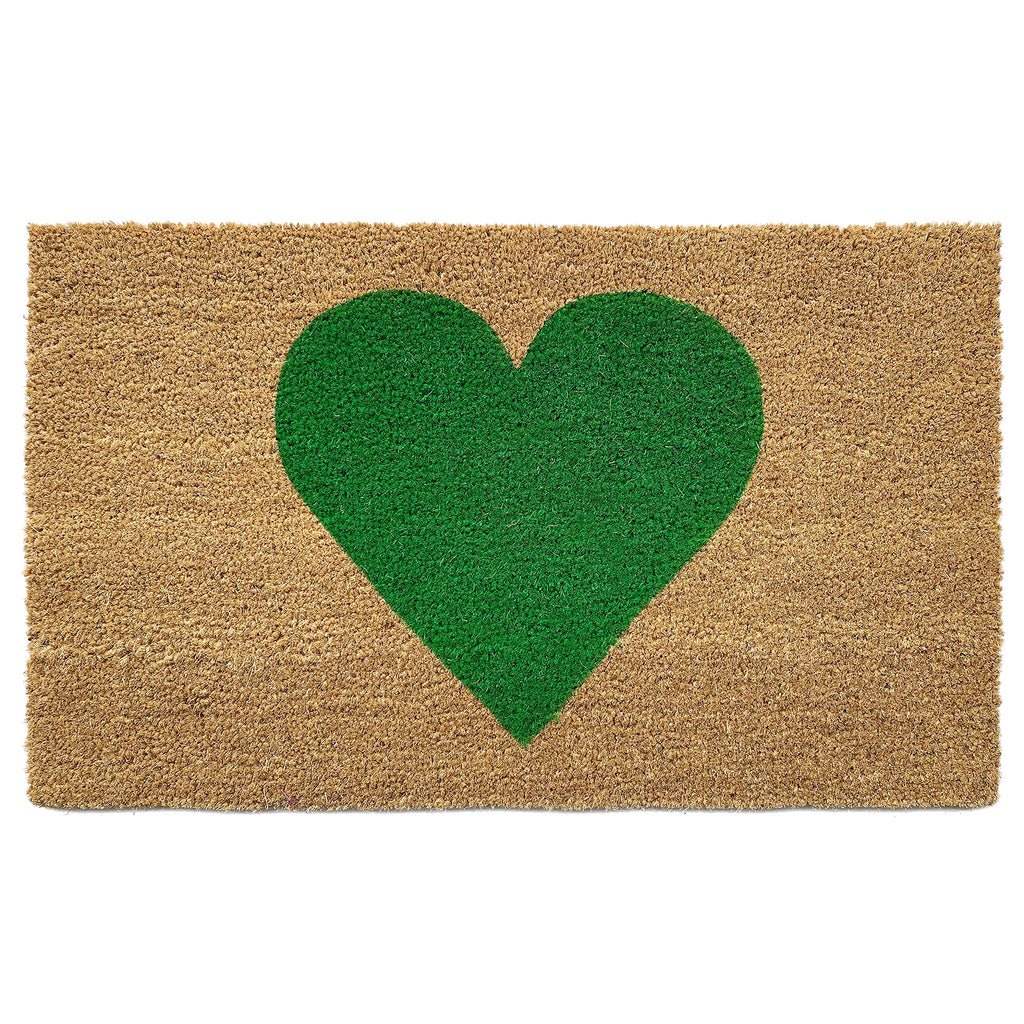 Calloway Mills Madison Heart Doormat (Green, 17' X 29')