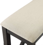 Crosley Furniture Hayden Wood Dining Bench For Entryway Or Mudroom, Slate