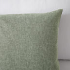 Meekio Set Of 2 Dark Sage Pillow Covers 22 X 22 Inch Farmhouse Boho Decorative Throw Pillow Covers Linen Cushion Covers For Sofa Couch D?or