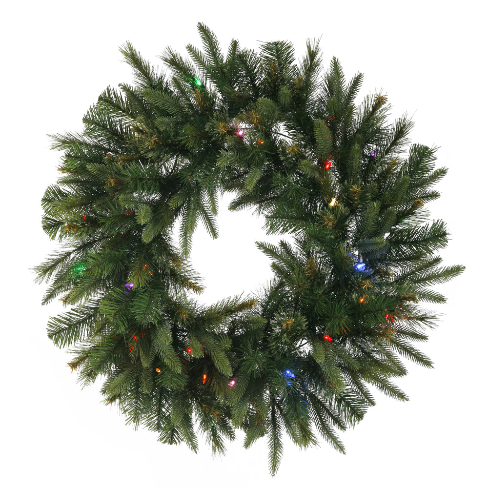 Vickerman 24 Inch  Cashmere Wreath Led50Multi  A118326Led