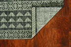 HomeRoots 5' X 8' Charcoal Aztec Pattern Rug