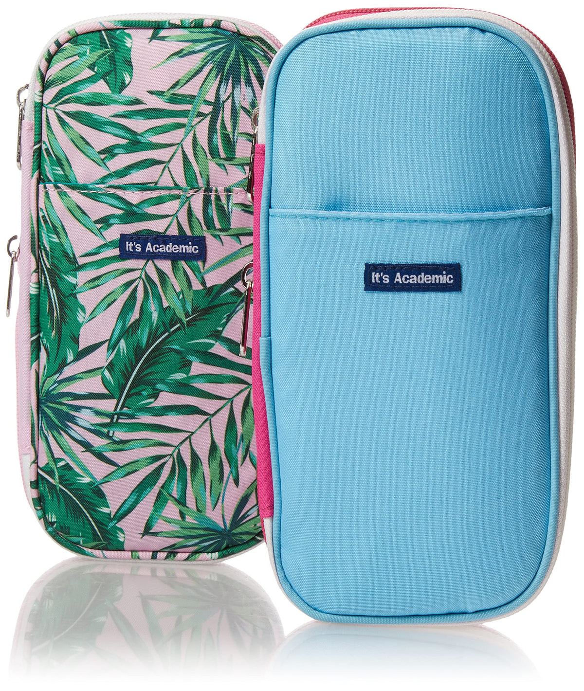 It'S Academic Expanding Pencil Case, Portable Pouch For Office & School Supplies, Travel Organizer Bag, Compact, High Capacity,
