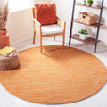 SAFAVIEH Vision Collection 3 Round Orange VSN606P Modern Ombre Tonal Chic Non-Shedding Area Rug