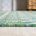 Jonathan Y Smb108L-210 Ourika Moroccan Geometric Textured Weave Indoor Outdoor Area-Rug, Bohemian, Rustic, Scandinavian Easy-Cle
