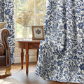 Driftaway Julia Watercolor Blackout Room Darkening Grommet Lined Thermal Insulated Energy Saving Window Curtains 2 Layers 2 Pane