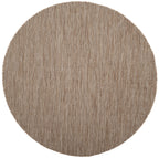 Safavieh Courtyard Collection 7'1' Round Natural/Black Cy8521 Indoor/ Outside Waterproof Easy Cleansingpatio Backyard Mudroom Area Mat