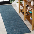 JONATHAN Y SCN104A-28 Nordby High-Low Geometric Arch Scandi Striped Indoor/Outdoor Runner Rug, Contemporary,Bohemian,Transitiona