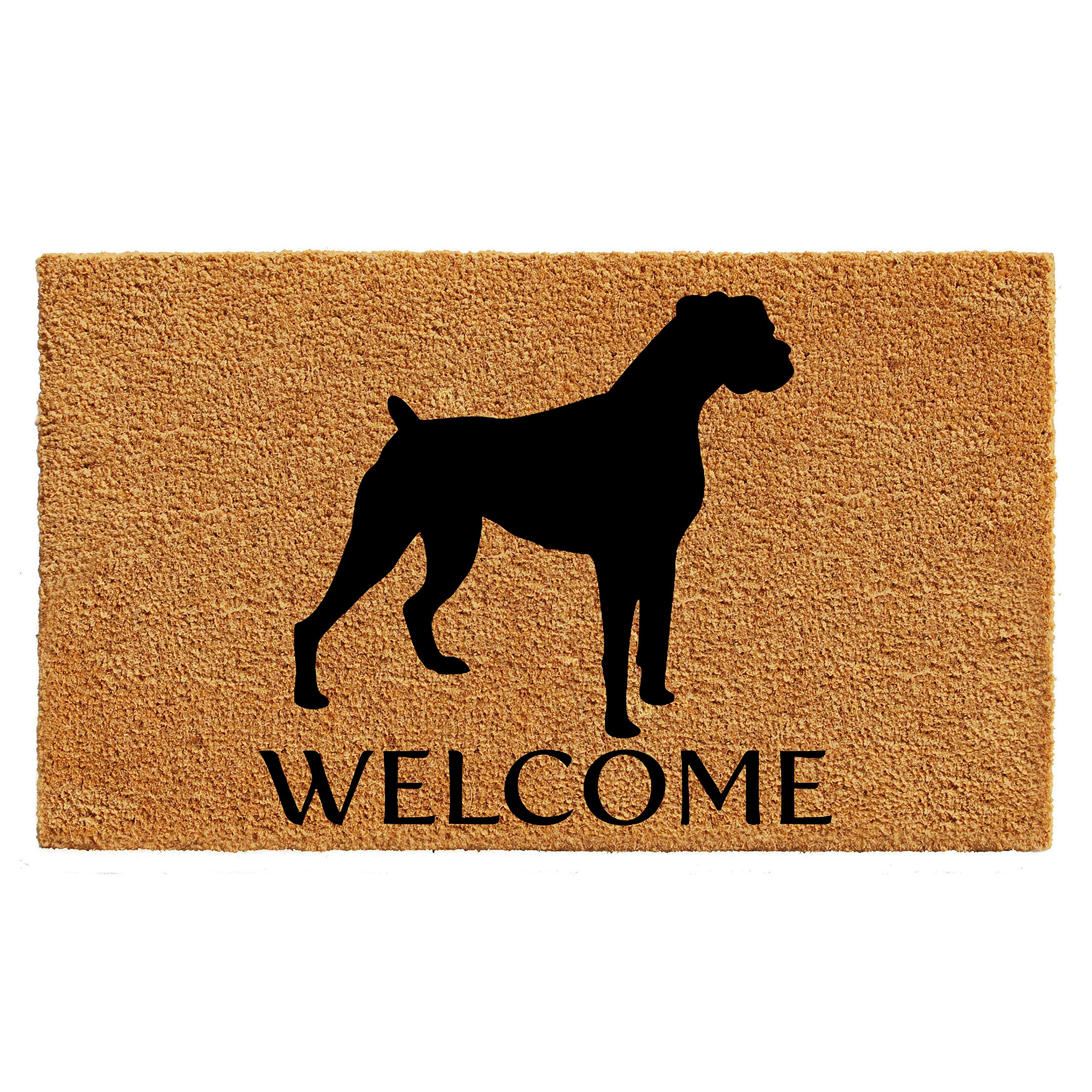 Calloway Mills Az105581729 Boxer Doormat, 17' X 29', Natural/Black