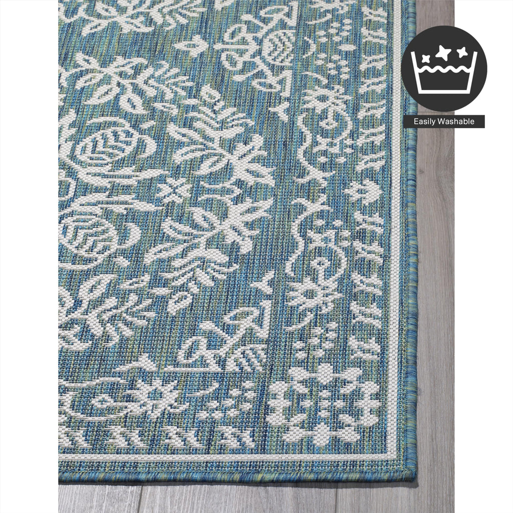 Fh Home Flat Woven Outdoor Rug - Waterproof, Easy To Clean, Stain Resistant - Premium Polypropylene Yarn Farmhouse - Patio,Deck,