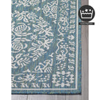 Fh Home Flat Woven Outdoor Rug - Waterproof, Easy To Clean, Stain Resistant - Premium Polypropylene Yarn - Farmhouse - Porch, De