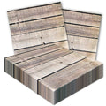 Havercamp Barnwood Luncheon Napkins (32 pcs.)! 32 Authentic Farm Table Large Napkins. 6.5 inch Square (folded) in Rustic Barnwoo