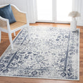 SAFAVIEH Adirondack Collection Accent Rug - 3 x 5, Ivory & Navy, Oriental Distressed Design, Non-Shedding & Easy Care, Ideal f