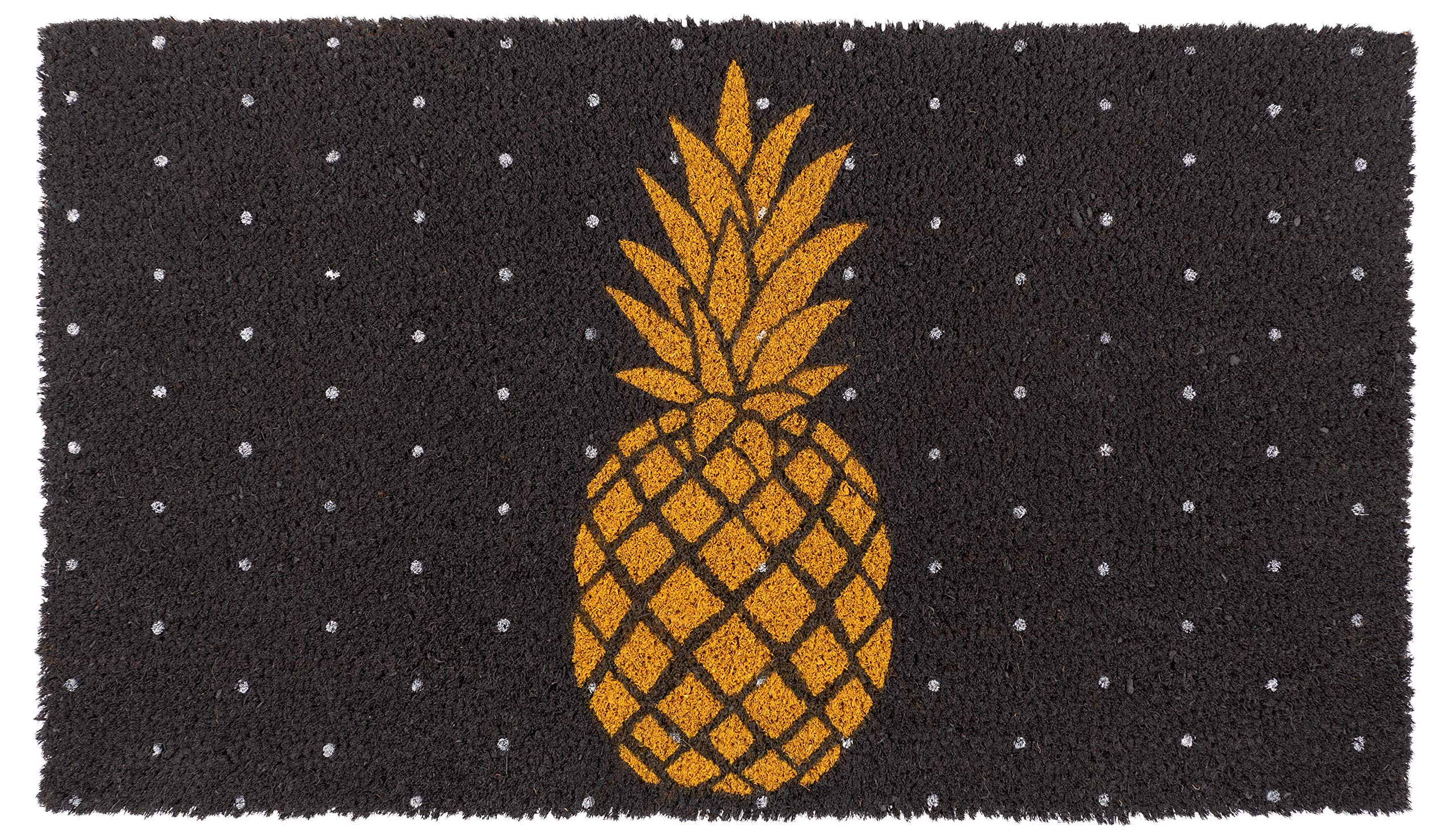 Kaf Home Coir Doormat With Heavy-Duty, Weather Resistant, Non-Slip Pvc Backing | 17 By 30 Inches, 0.6 Inch Pile Height | Perfect