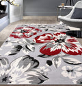 Rugshop Modern Floral Area Rugs 31 x 5 Red