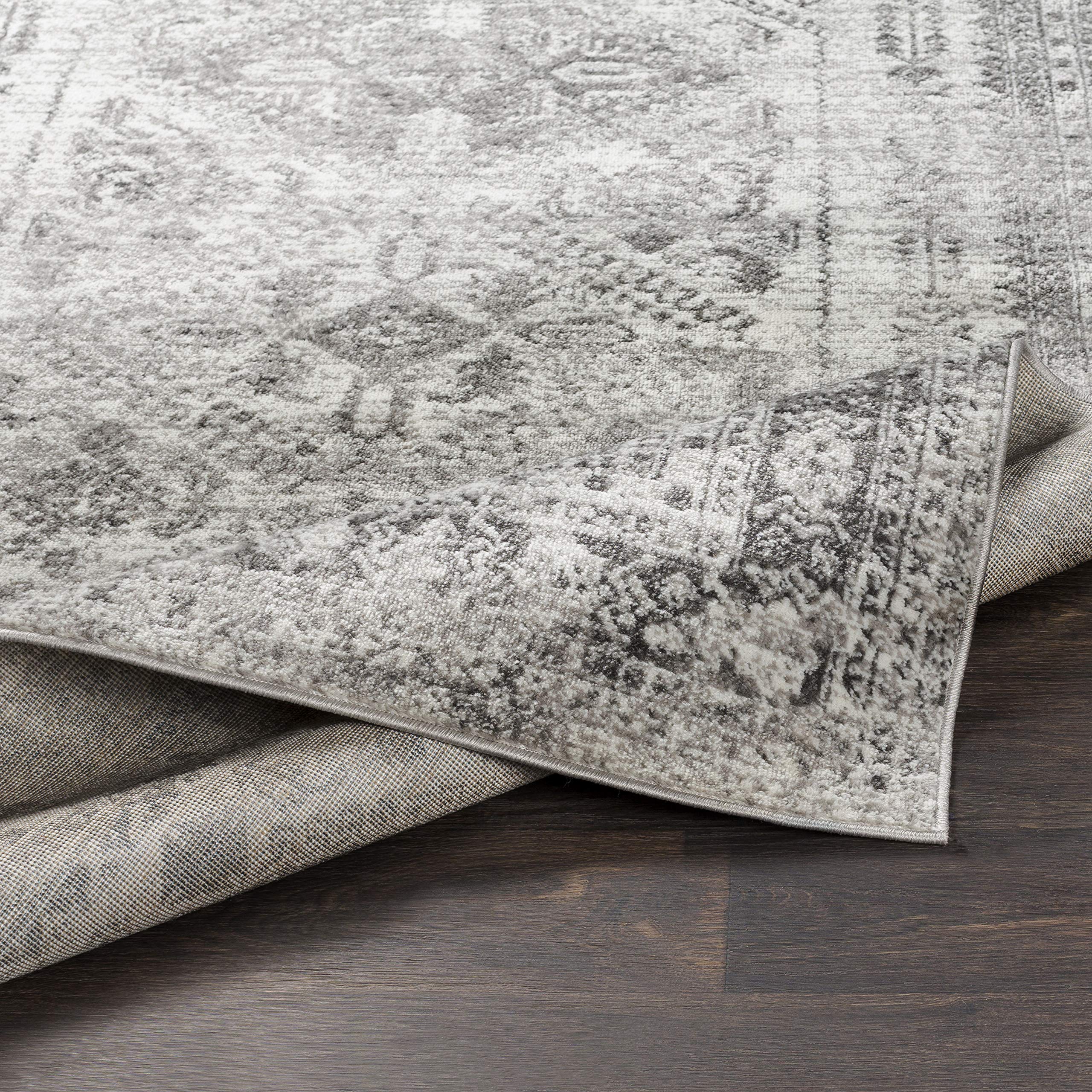 Livabliss Desta Vintage Oriental Area Rug,7'10'' X 10'2'',Charcoal