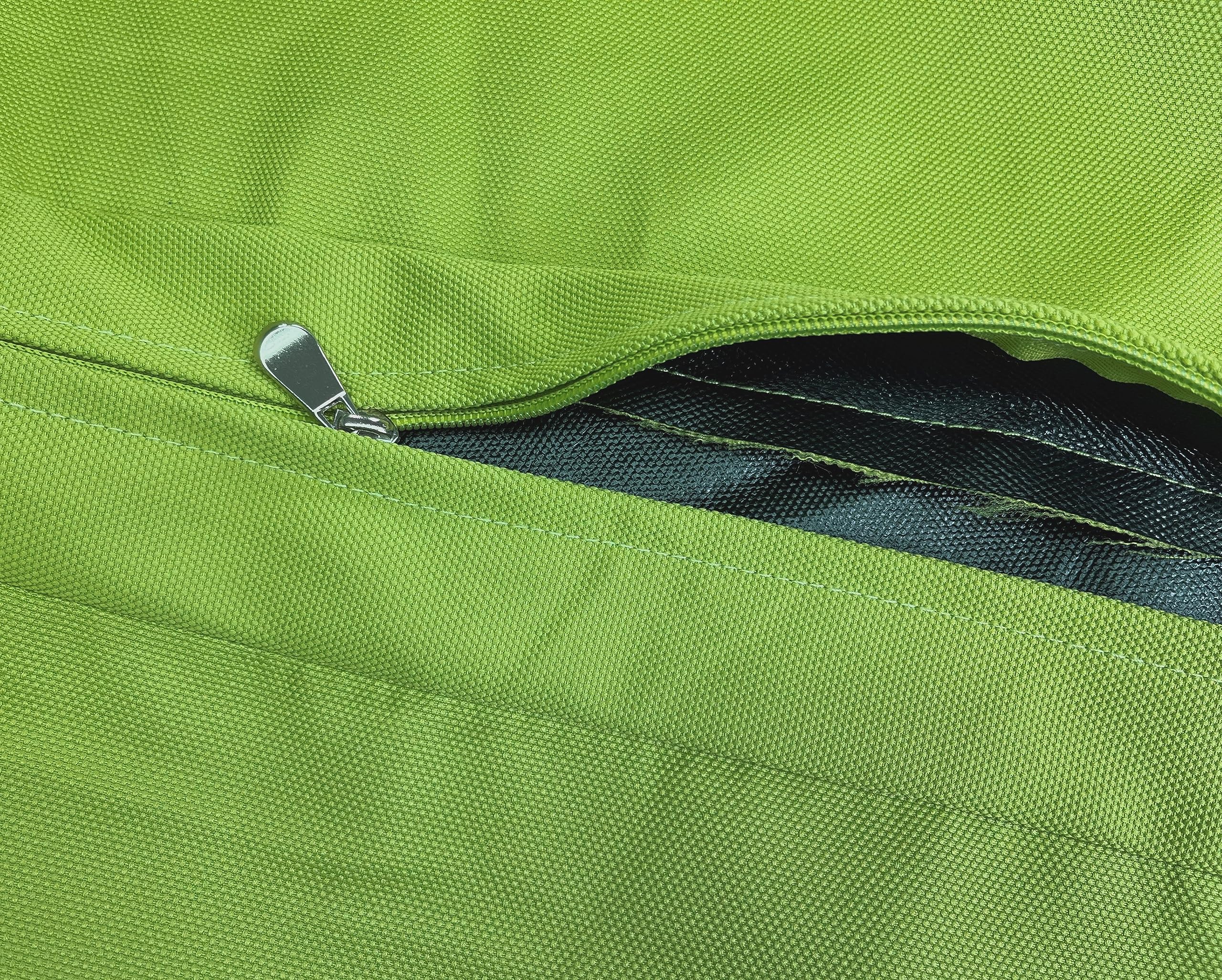 Qqbed 2 Pack Outdoor Patio Chair Pillow Seat Water-Resistant Cushion Covers In Green Color 20'X18'X4' - Replacement Covers On