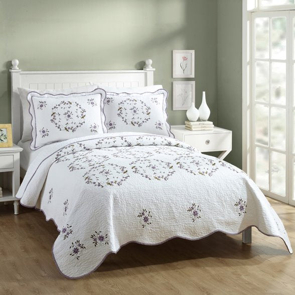 Gwen Kg Quilt Set-3Pc
