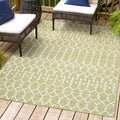 Jonathan Y Smb108N-8 Ourika Moroccan Geometric Textured Weave Indoor Outdoor Area Rug, Coastal,Traditional,Transitional Easy Cle