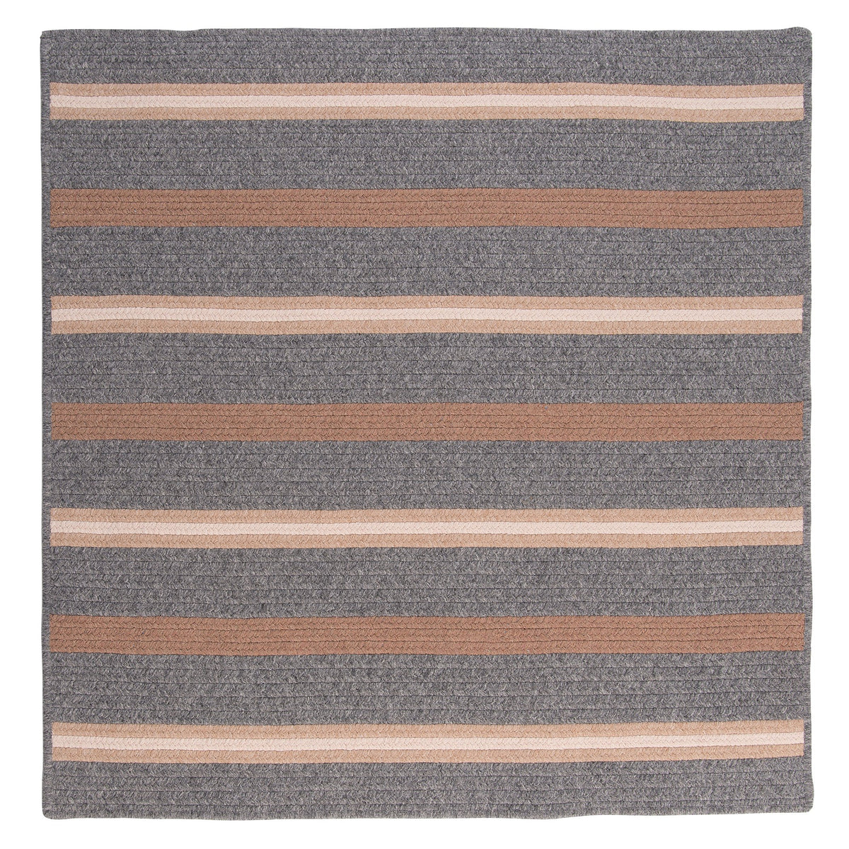 Colonial Mills Salisbury Square Rug, 6X6, Gray