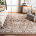 SAFAVIEH Vintage Hamadan Collection X-Large Area Rug - 11 x 15, Taupe, Oriental Traditional Persian Design, Non-Shedding & Eas