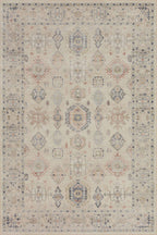 Loloi Ii Hathaway Collection Hth-04 Beige / Multi 2'-6'' X 7'-6'', .25'' Thick, Runner Rug, Soft, Durable, Printed, Modern, Low