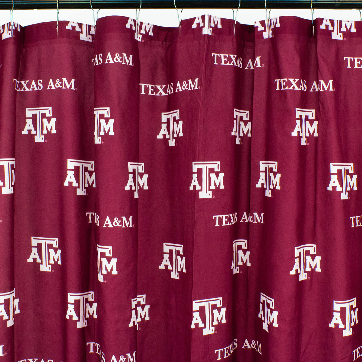 College Covers Everything Comfy Texas A&M Aggies Bright And Colorful Shower Curtain Cover