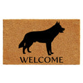 Calloway Mills Az105592436 Siberian Husky Doormat, 24' X 36', Natural/Black