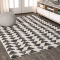 JONATHAN Y MOH206A-13 Aisha Moroccan Triangle Geometric Area Rug, Bohemian, Minimalistic for Bedroom, Kitchen, Living Room, Easy