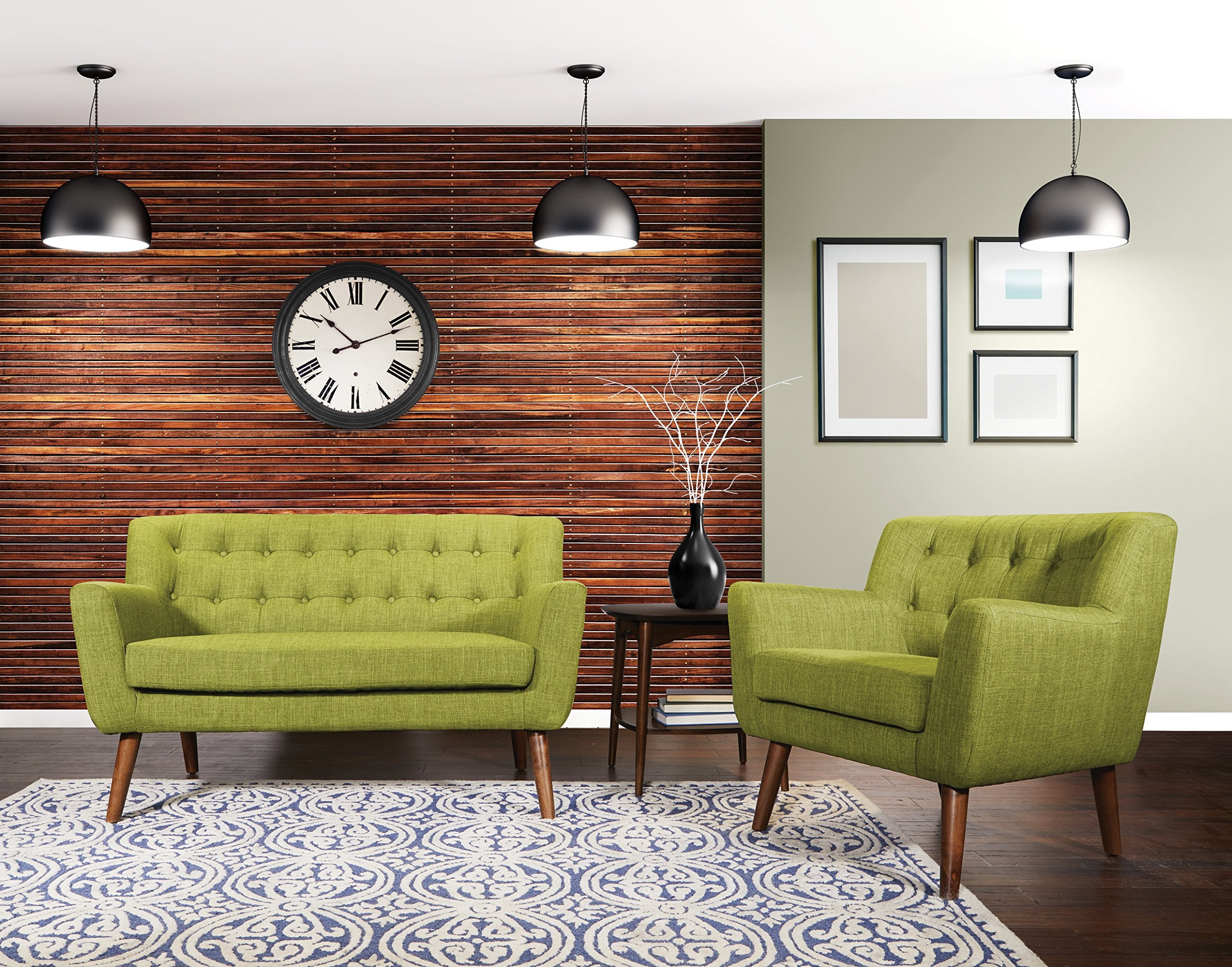 American Furniture Classics MLL52-M17 Love Seats, Green