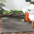 SAFAVIEH Courtyard Collection Area Rug - 67 x 96, Black & Beige, Non-Shedding & Easy Care, Indoor/Outdoor & Washable-Ideal f