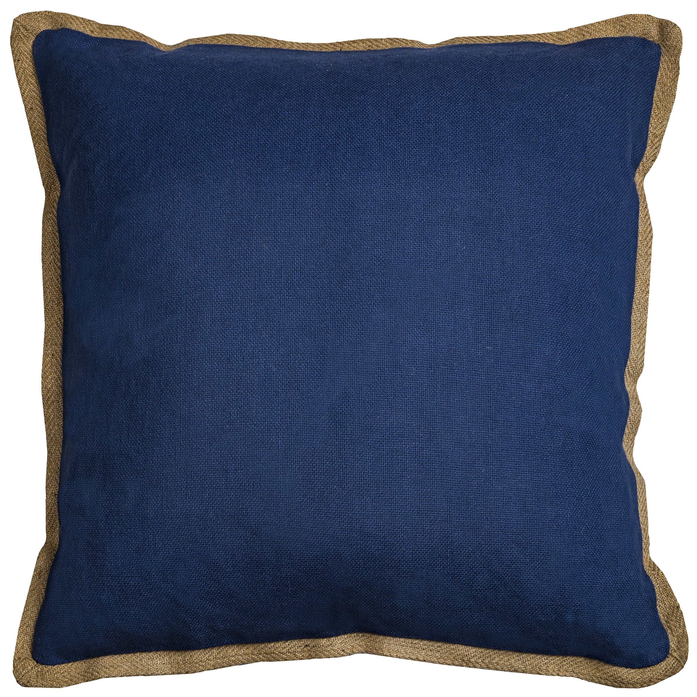 Rizzy Home | T10509 | Poly Fill Decorative Pillow | 22&quot;x22&quot; Blue/Neutral/Solid