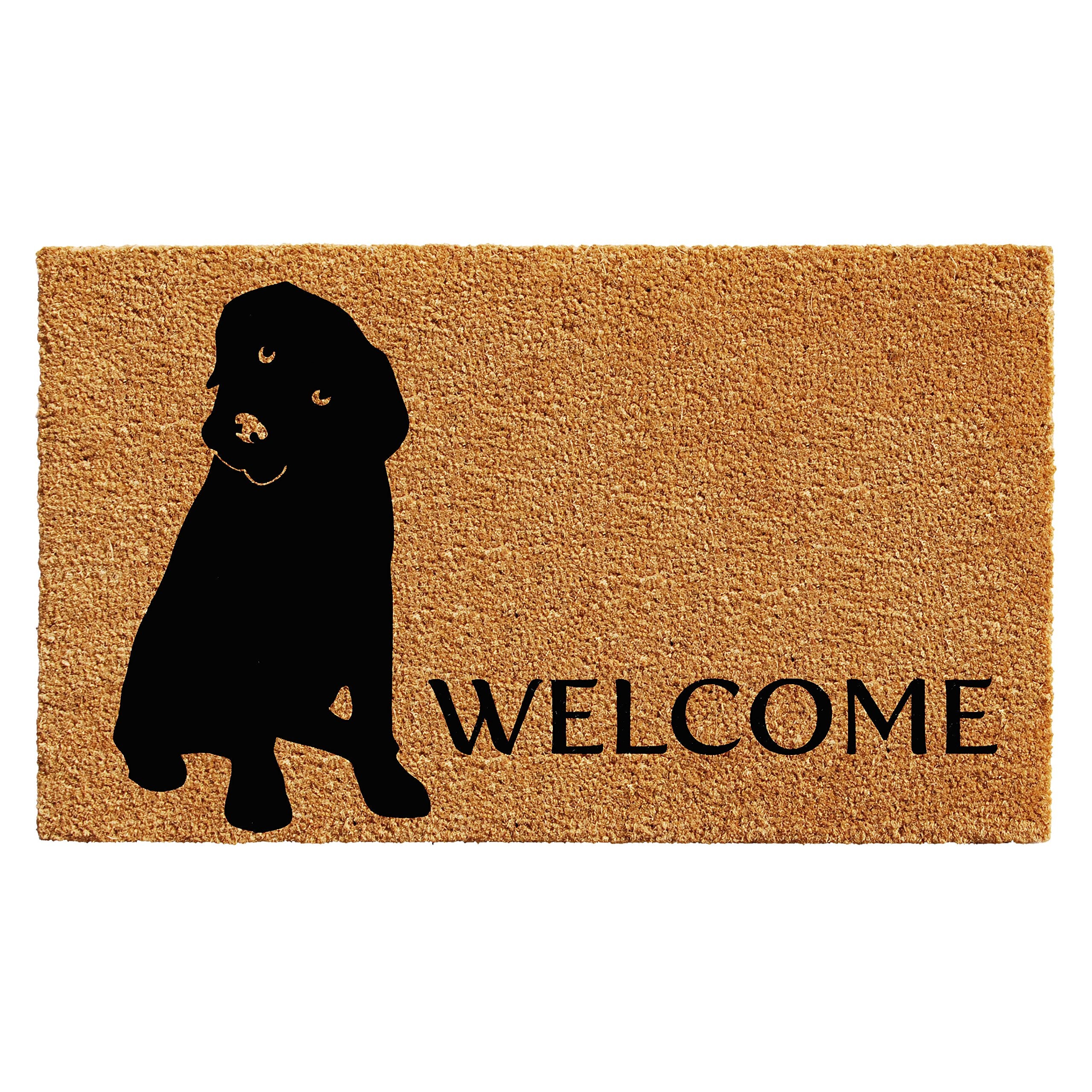Calloway Mills 102962436 Labrador Doormat, 24' X 36', Natural/Black