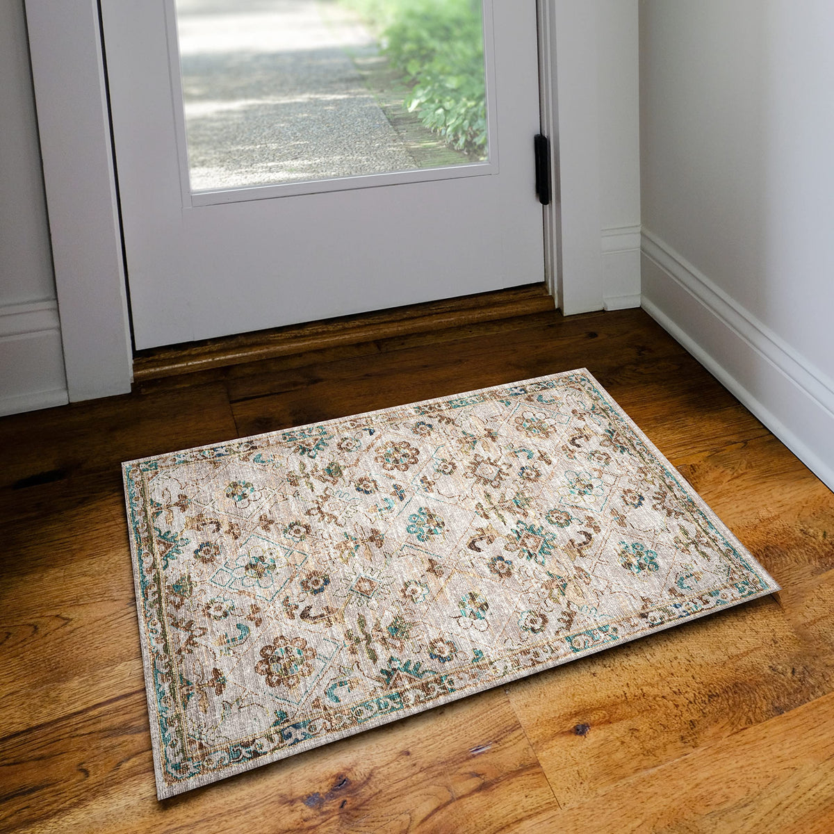 Dalyn Rugs Jericho Jc8 Parchment 2' X 3' Rectangle Soft Area Rug, Easy Clean, Non Shedding, Bedroom, Entry, Living Room, Dining Room, Kitchen Rug