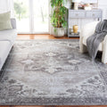 SAFAVIEH Tucson Collection Area Rug - 10 x 14, Sage & Ivory, Persian Medallion Design, Non-Shedding Machine Washable & Slip Re