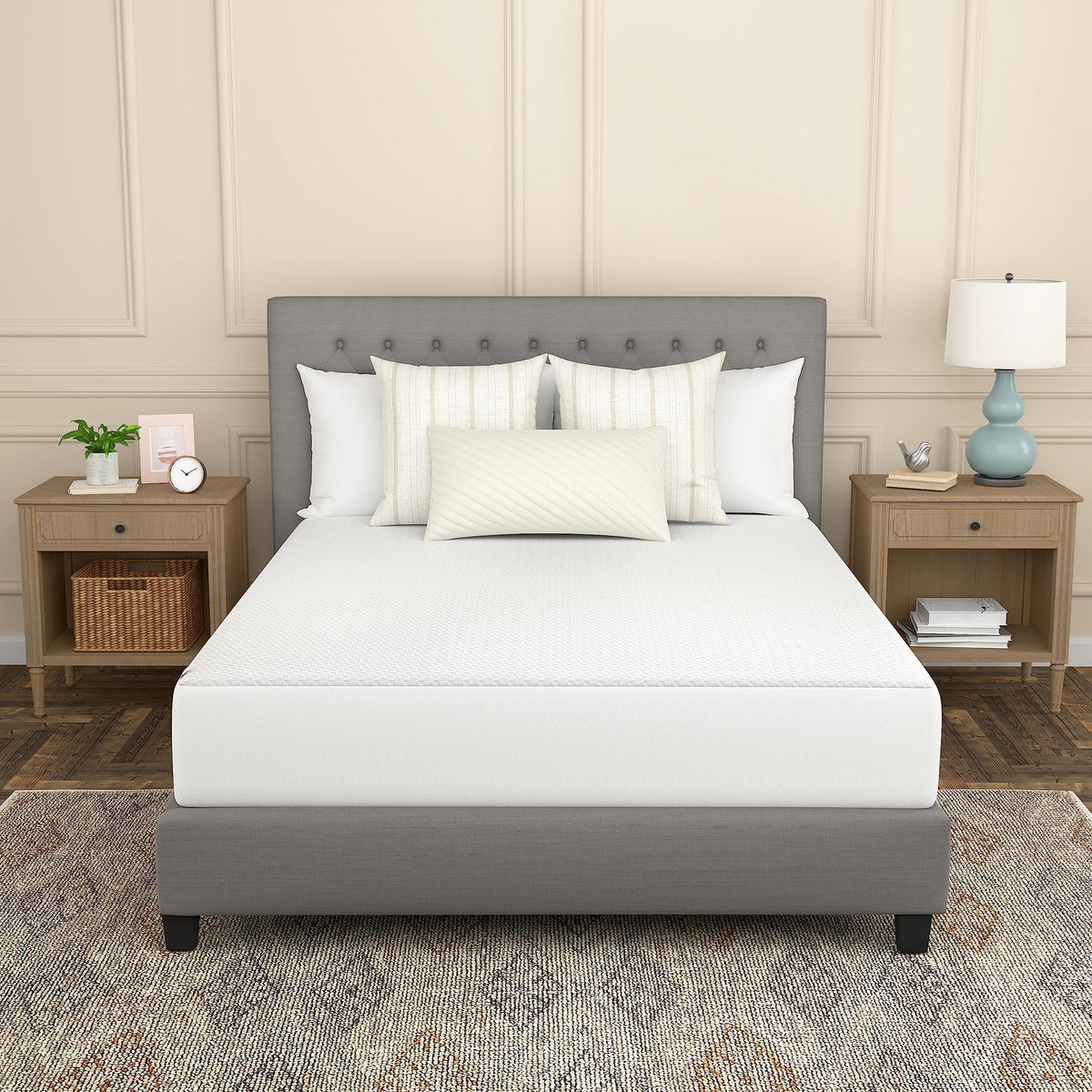 Sealy Clean Protection Fitted Mattress Protector- Queen Size Comfort Knit Top Waterproof Machine Washable