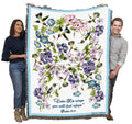 Pure Country Weavers Hummingbird Blanket By Elena Vladykina - Scriptures - Psalm 91:4 - Religious Gift Tapestry Throw Woven From