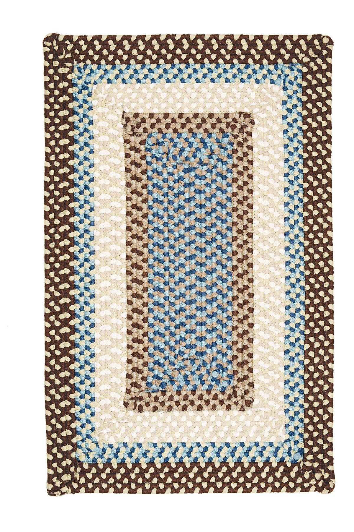 Montego Rug, 2 By 4-Feet, Bright Brown